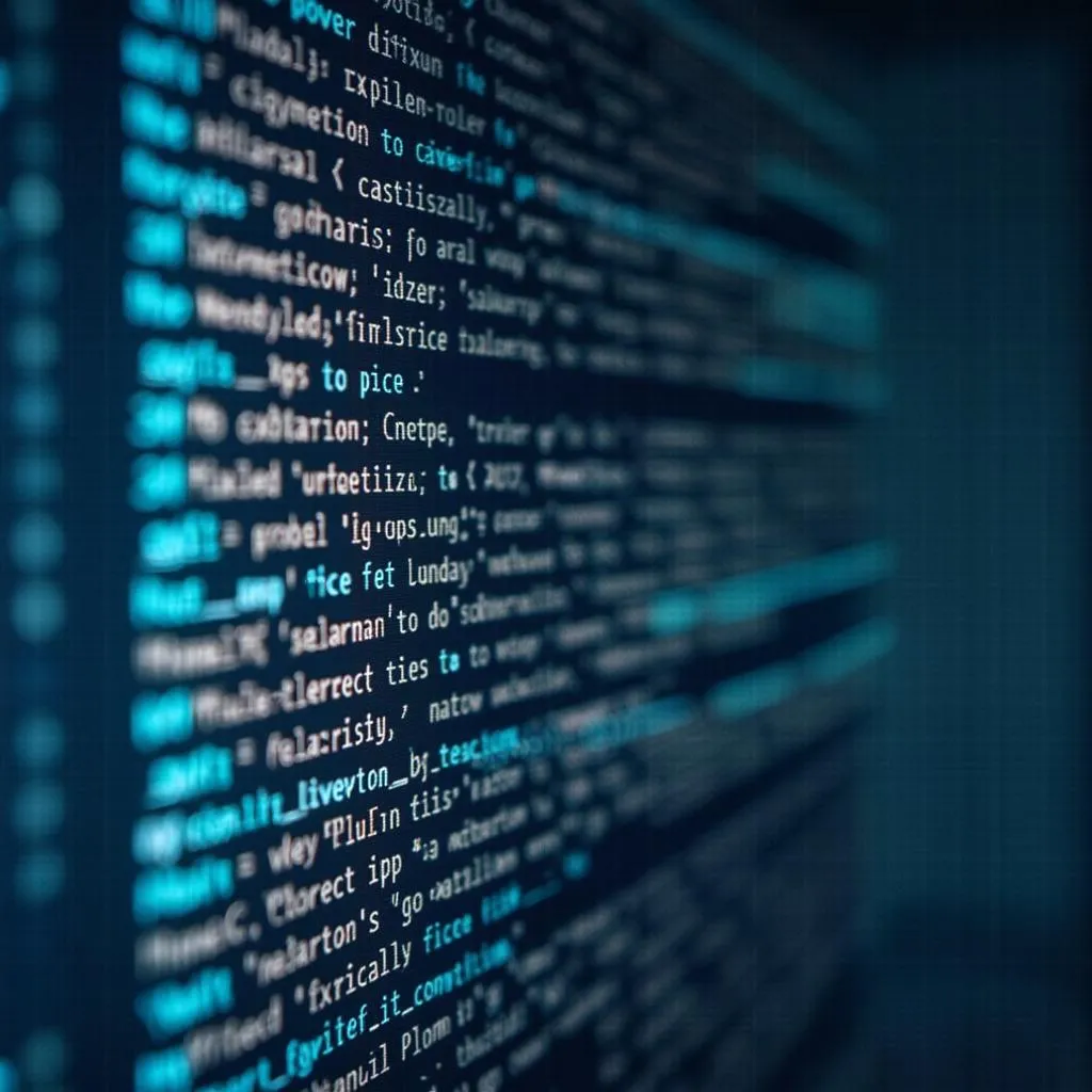 Detalle de código en pantalla en oficina de Gmtech
